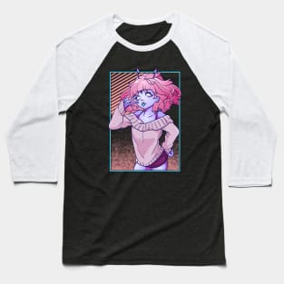 Pastel Goth Alien Hybrid Girl Baseball T-Shirt